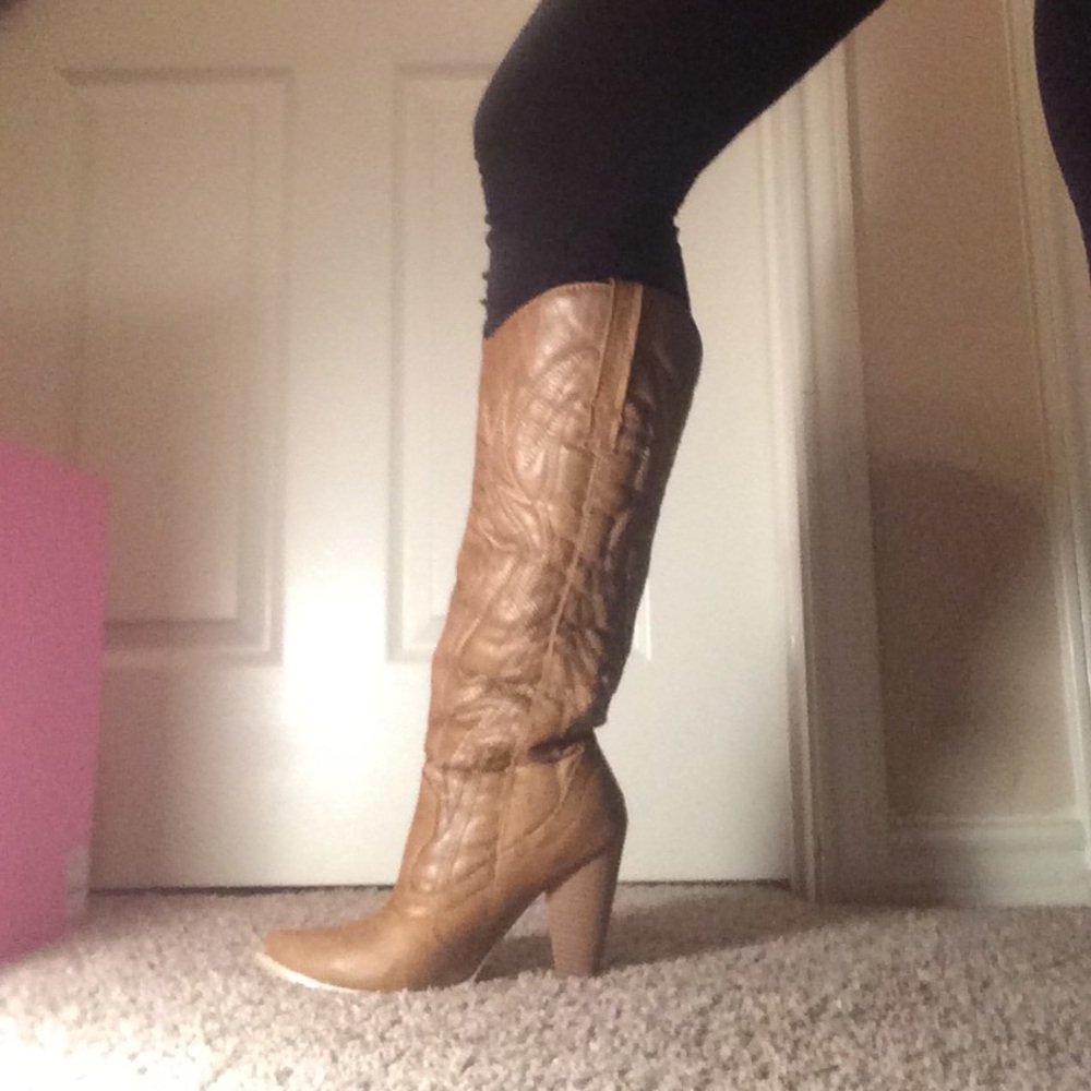 Sexy Heeled Cowgirl Cowboy Boots